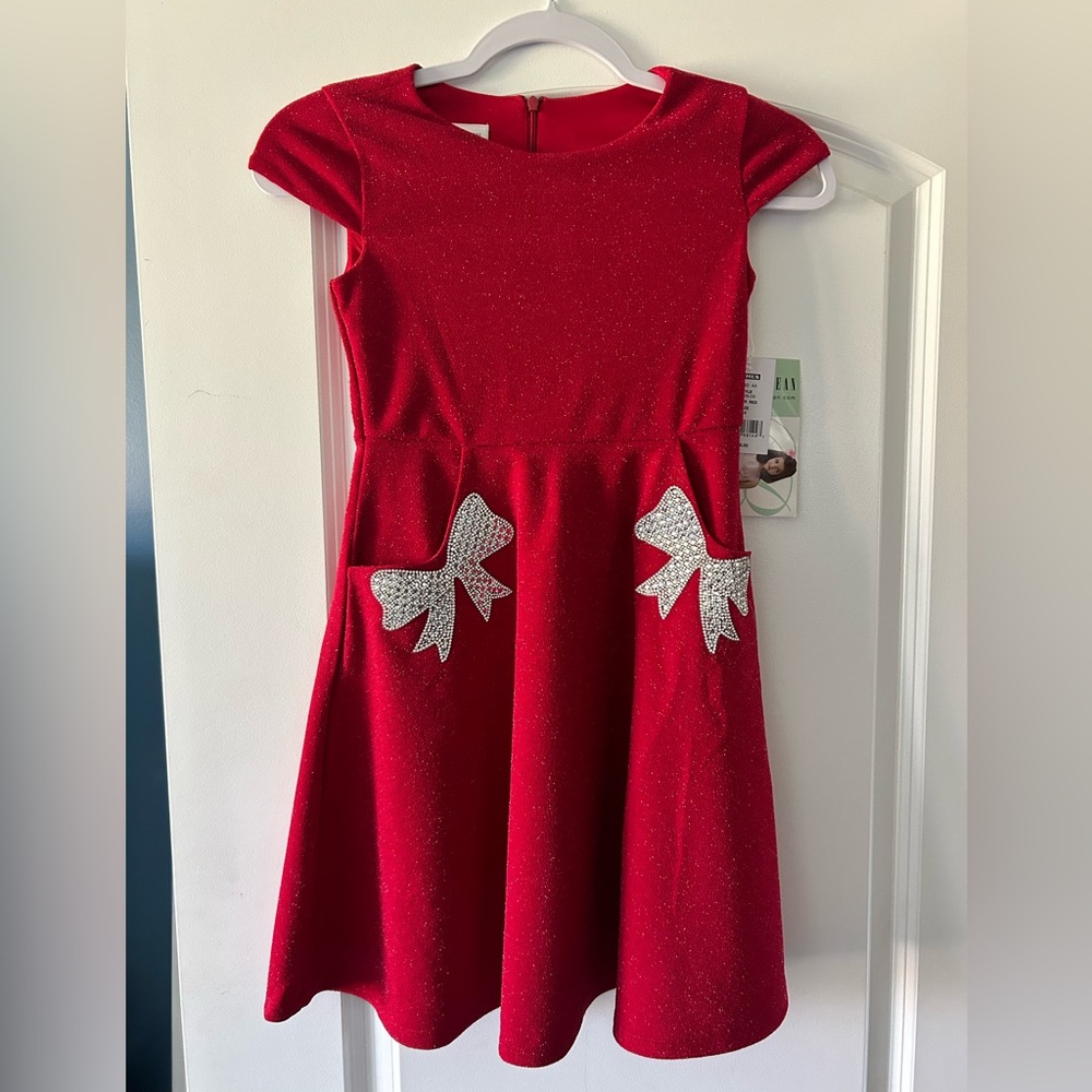 Girls red dress